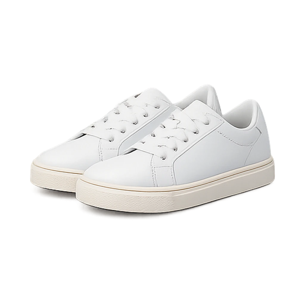 Sneaker Nuvola bianche con suola piatta